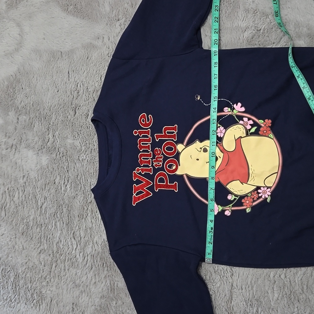 Winnie the Pooh navy blue crew neck sweatshirt size XS - Picture 4 of 7